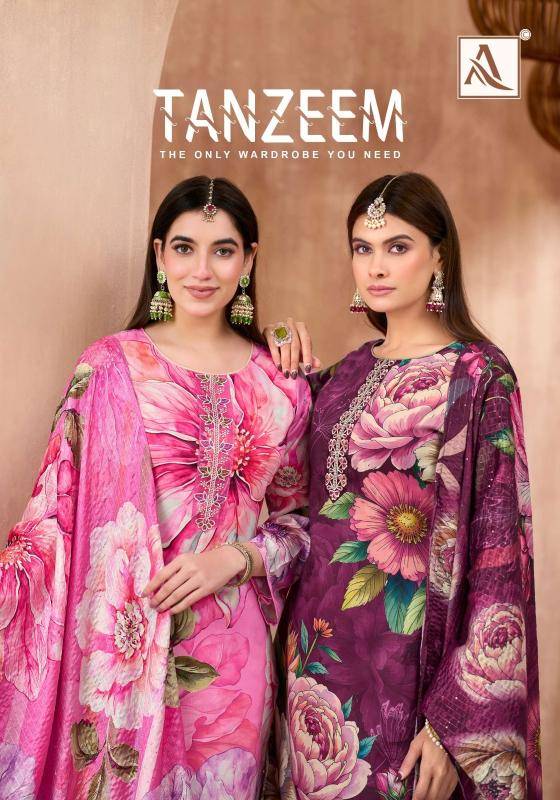 Alok suits tanzeem Wholesale dress materials supplier in surat